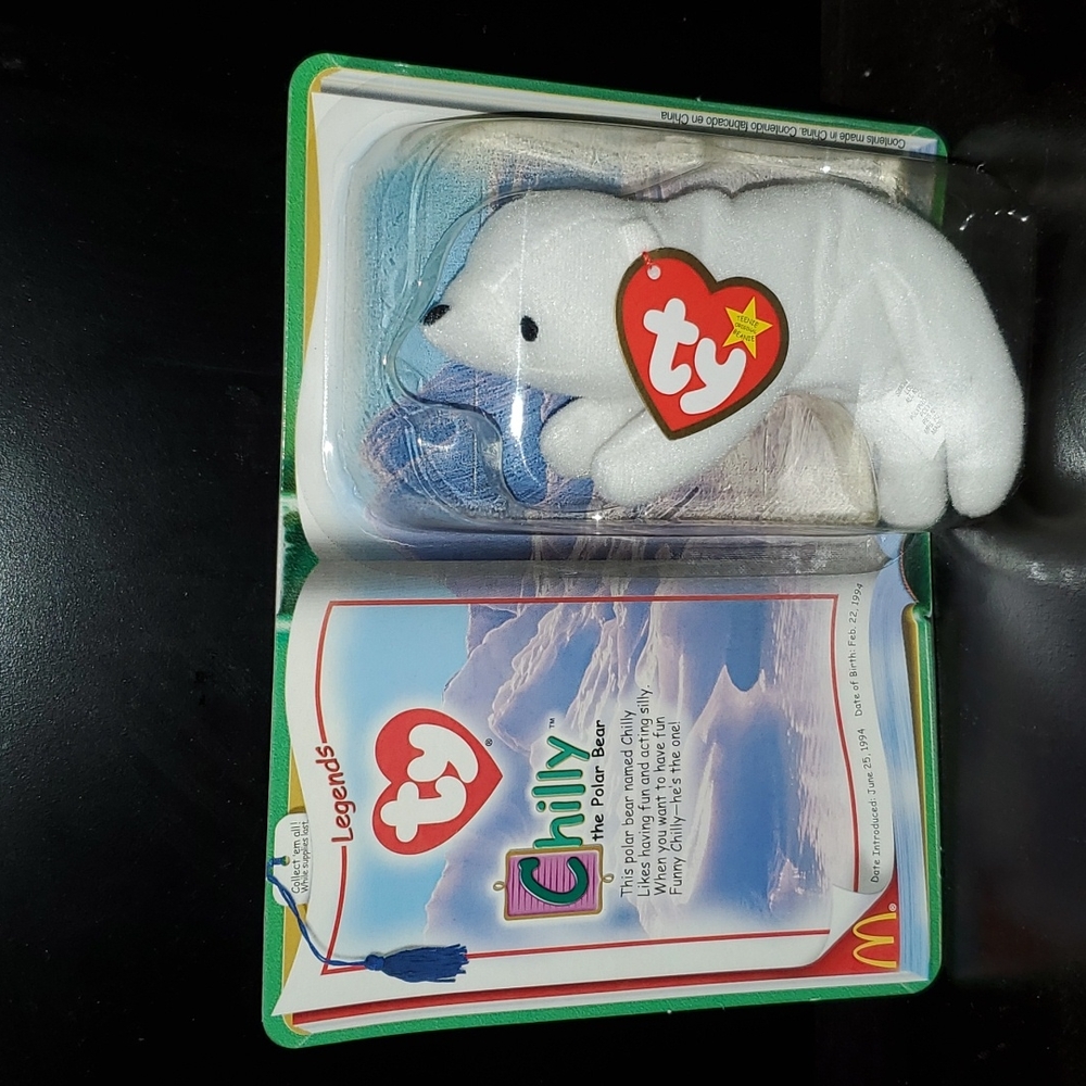 Chilly New in Package Teenie Beanie Baby